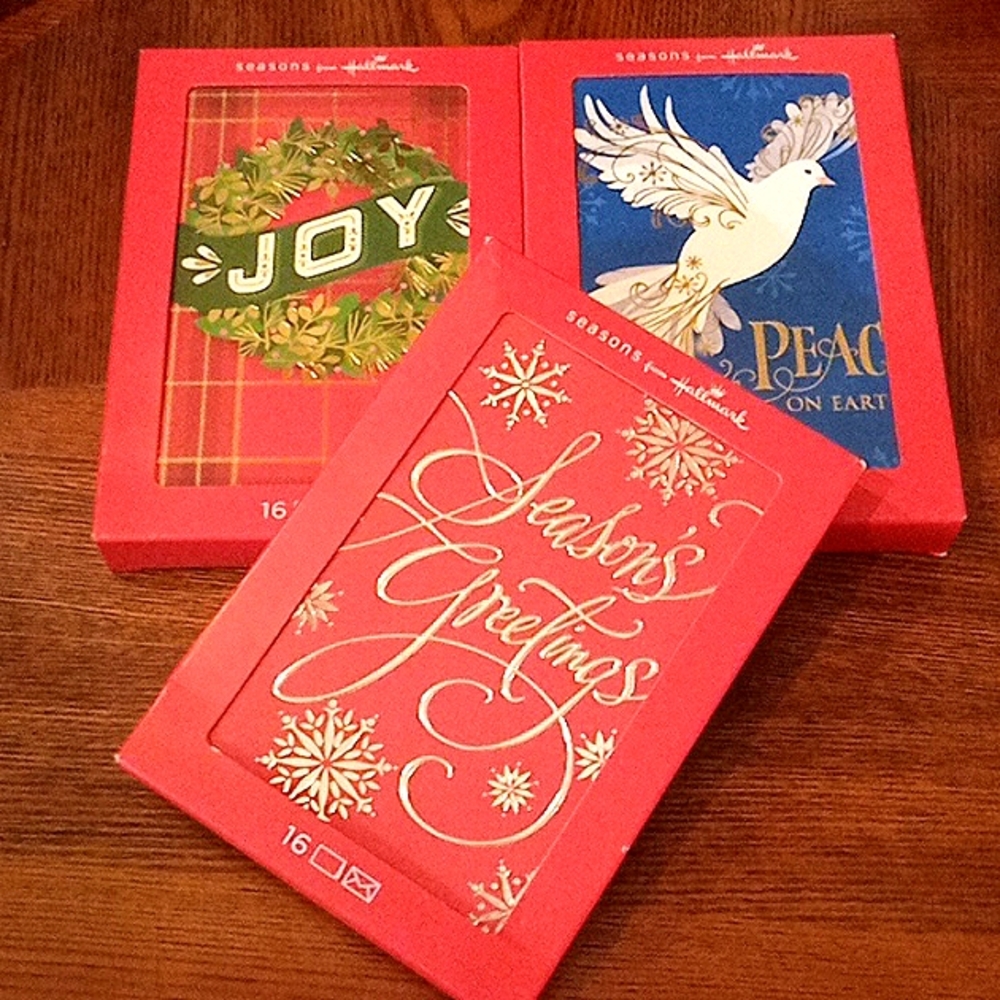 NIB 48 Cards/$25 Value Pack Holiday Cards+🎁 FREE GIFT. Embellish holiday cards